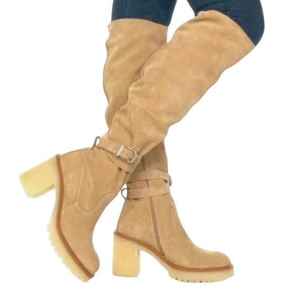 NWOB FREE PEOPLE Jasper Over The Knee Boot Size 39 - Picture 1 of 10
